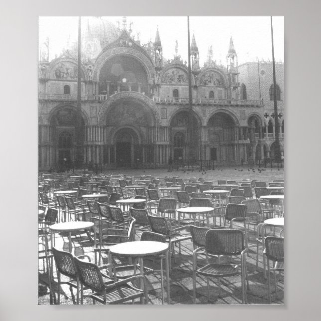 Markusplatz Venedig Italien Foto Print Poster (Vorne)