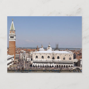 Markusplatz, Venedig Italien Postkarte
