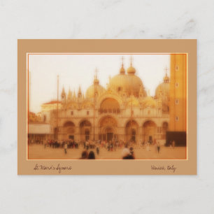 Markusplatz, Venedig, Italien Postkarte