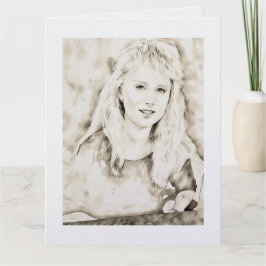 Marla Kay Mangan as Computer Ink Wash Karte