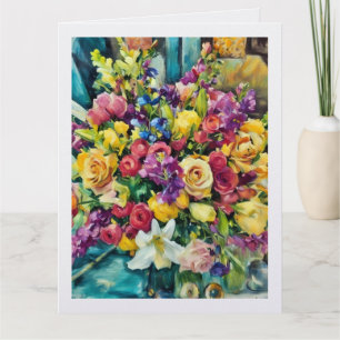 Marlas Blumen .... Karte  