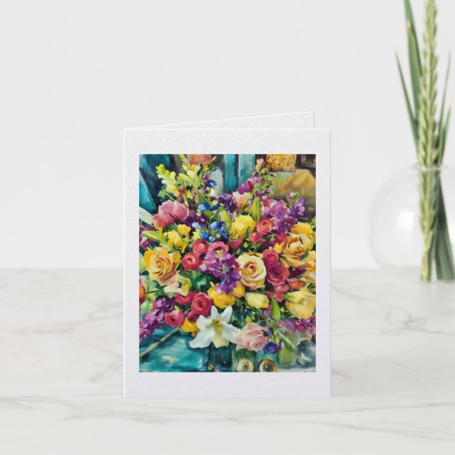 Marla's Flowers .... card   Karte (Vorderseite)