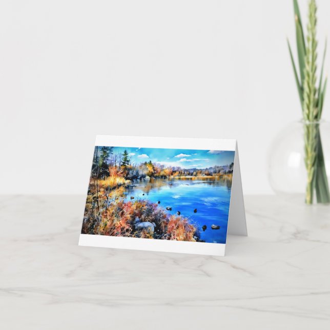 Marlas Water Color Pond Karte  (Vorderseite)