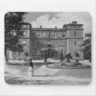 Marlborough Haus, vom Garten, 1863 Mousepad