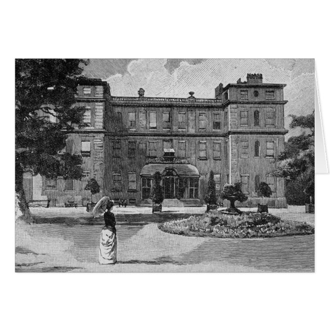 Marlborough House, aus dem Garten, 1863 (Vorderseite (Horizontal))