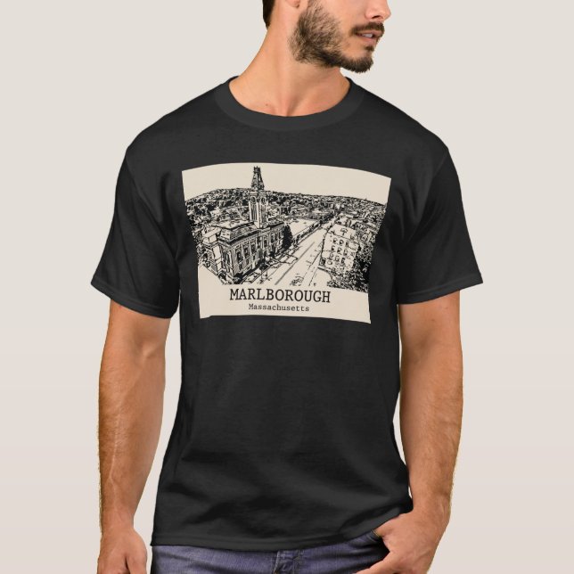 Marlborough Massachusetts 1 T-Shirt (Vorderseite)