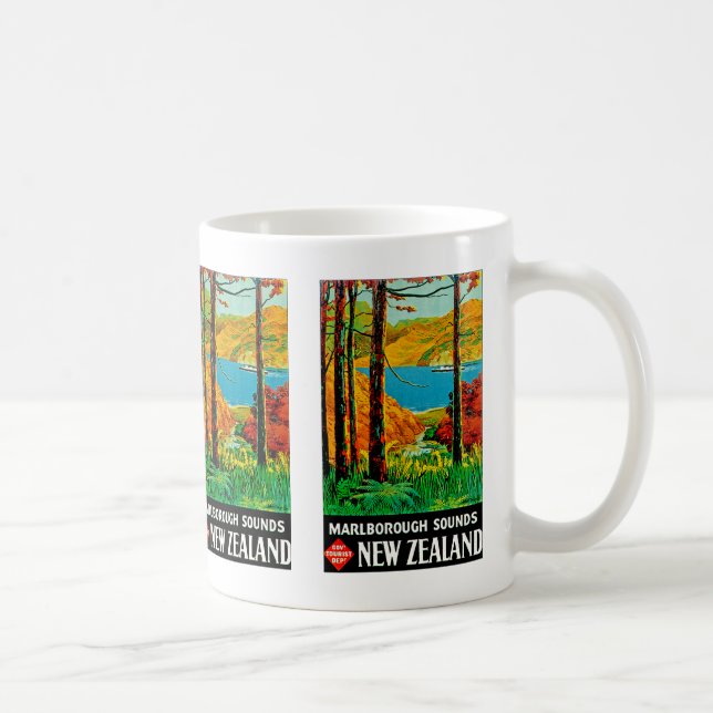 Marlborough Sounds Neuseeland Tasse (Rechts)