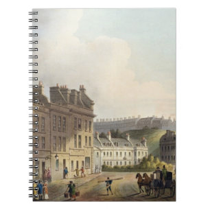 Marlborough Straße, 'vom Bad illustriert durch ei Notizblock