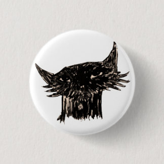 Marley Fisch-Cartoon-Kopf Button