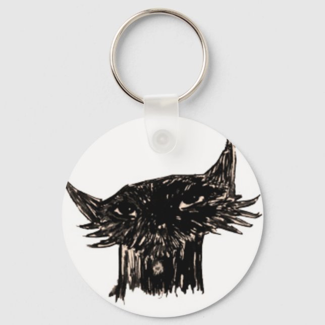 Marley Fish Cartoons Head Schlüsselanhänger (Vorderseite)