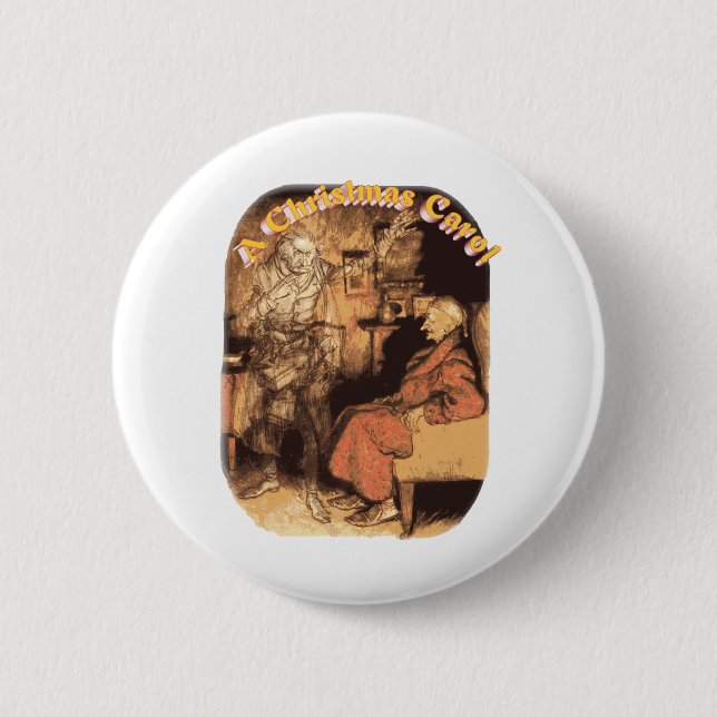 Marley und Scrooge Button (Vorderseite)
