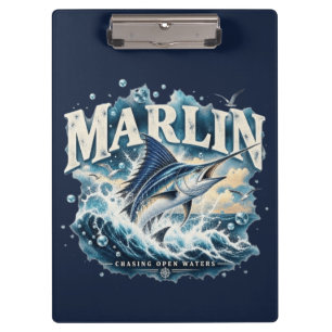 MARLIN-Angeln Ozean-Abenteuer Klemmbrett