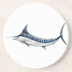 Marlin Blau Getränkeuntersetzer