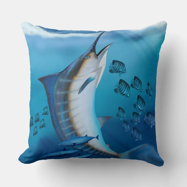 Marlin-Fischkissen Kissen (Vorderseite)