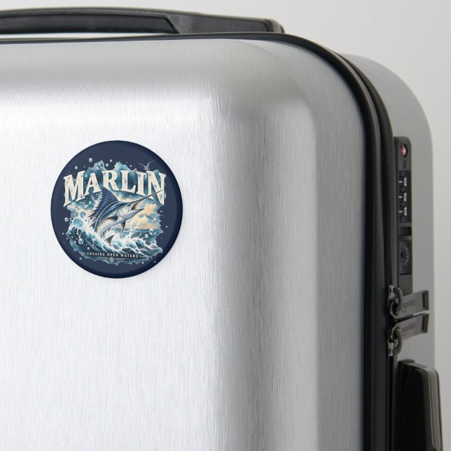 MARLIN Fishing Ocean Adventure Magnet (In Situ (Gepäck))