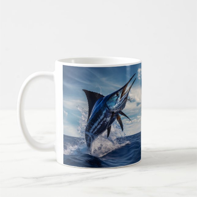 Marlin, Segelfisch-Tasse Kaffeetasse (Links)