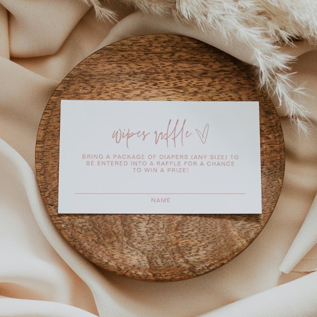 MARLO Bohemisch Blush Baby Wipes Raffle Ticket (Von Creator hochgeladen)