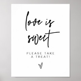 MARLO Bold Moderne Liebe ist Sweet Leckerei Gefall Poster