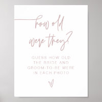 MARLO Dusty Rose Moderne, wie alt sie waren unters