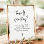 MARLO kühne modern wie alt sie waren unterschreibe Poster<br><div class="desc">Dieses Brautparty-Spielvorlage zeichnet sich durch einen modernen handgeschriebenen Schriftart und minimalistisches Design aus. Verwenden Sie diese Vorlage,  um die Schriftart,  die Farbe des Schriftartes und die Hintergrundfarbe zu bearbeiten,  um den Anforderungen Ihres Ereignisses gerecht zu werden. Das einfache Design ist das perfekte Babyduschzeichen für die moderne Mutter.</div>