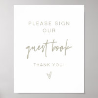 MARLO Modern Boho Sage Green Guestbook Zeichen