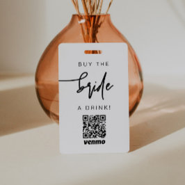 MARLO Zeitgenössischer Kauf der Braut ein Getränk Ausweis