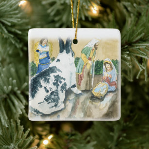 Marlon Weihnachtsmangan-Ornament Keramikornament