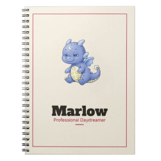 Marlow das Drachen-Spiralheft Notizblock