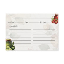 Marmalade Basic Rezept Card