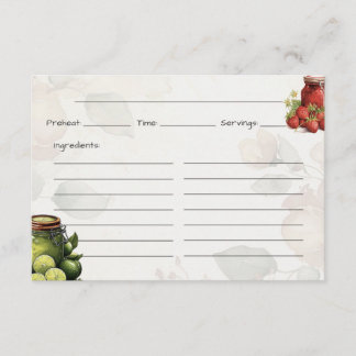 Marmalade Basic Rezept Card Begleitkarte