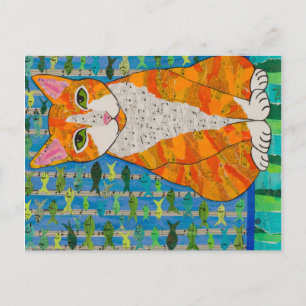 Marmalade Cat Postkarte