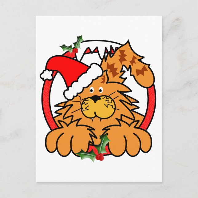 Marmalade Cat zu Weihnachten (Vorderseite)