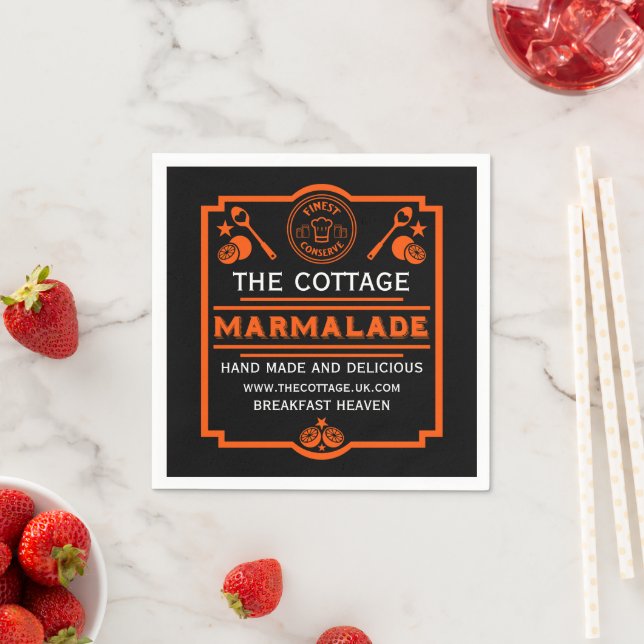 Marmalade Conserve Maker Serviette (Beispiel)