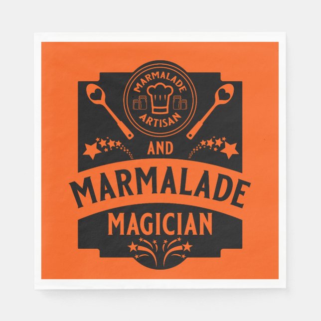 Marmalade Jam Serviette (Vorderseite)