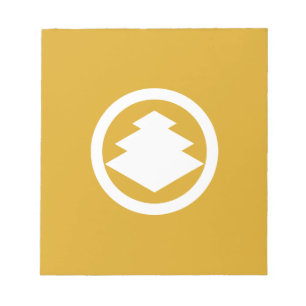 Marmel mit drei Ebenen Rhombus Notizblock