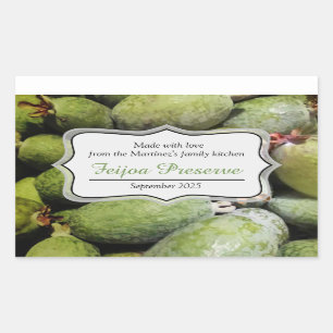 Marmelade Feijoa Konfitüre mit der Aufkleber für g