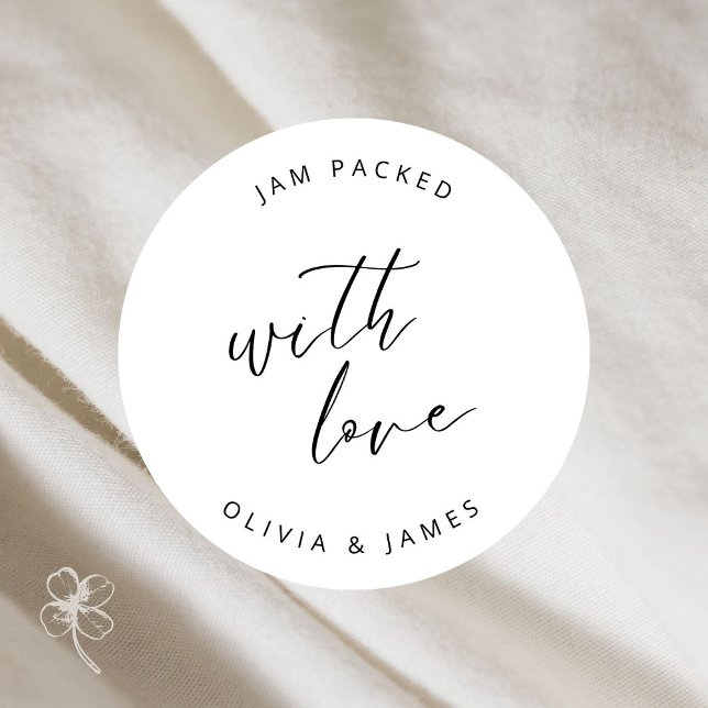 Marmelade mit Aufklebern für die Liebe Runder Aufkleber (Von Creator hochgeladen)