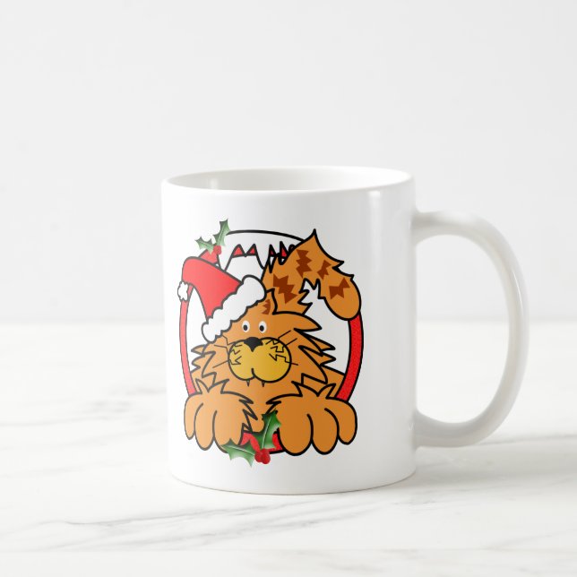 Marmeladen-Katze am Weihnachten Tasse (Rechts)