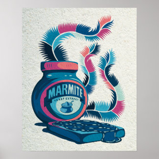 Marmite Still Life - groß Poster