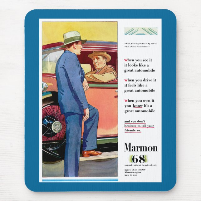 Marmon 68 mousepad (Vorne)