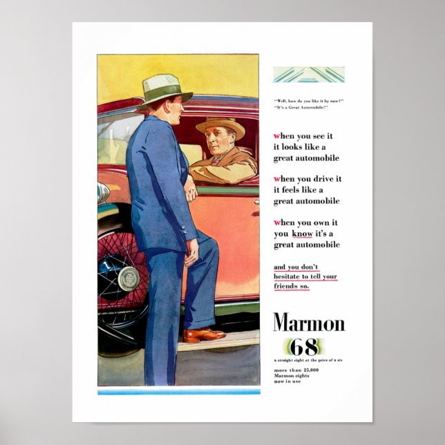 Marmon 68 poster (Vorne)