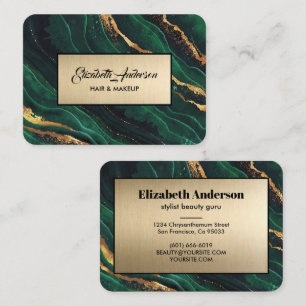 Marmor Agate Modern: Marmorplatte für den grünen u Visitenkarte
