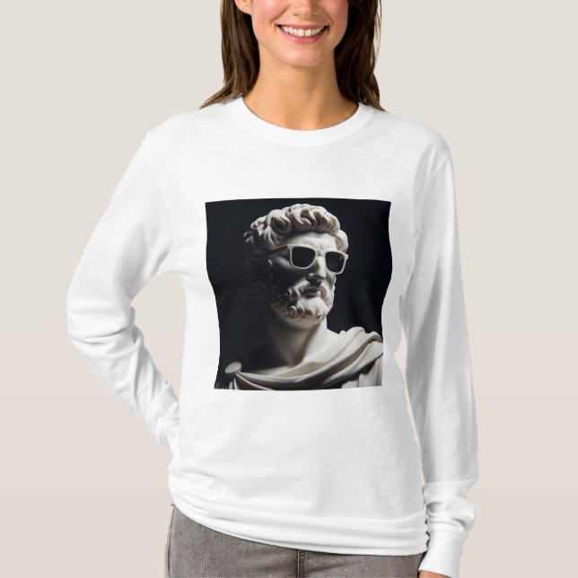 Marmor-Büste T-Shirt (Vorderseite)