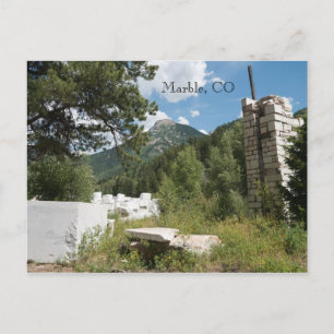 Marmor, CO Postkarte