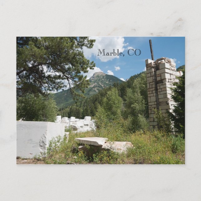 Marmor, CO Postkarte (Vorderseite)