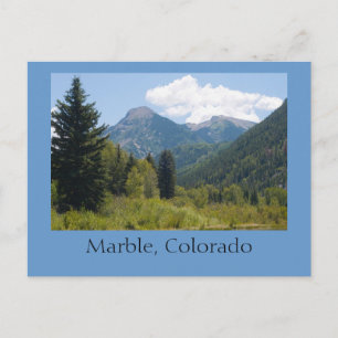 Marmor, Colorado Postkarte
