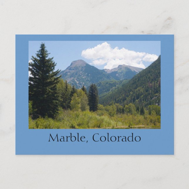 Marmor, Colorado Postkarte (Vorderseite)