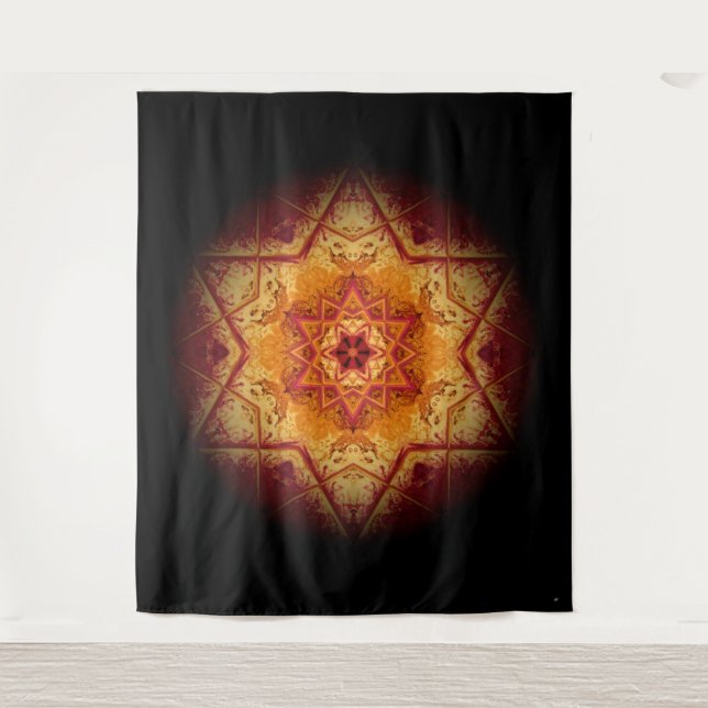 Marmor des Teufels - Muster Wandteppich (Vorderseite)