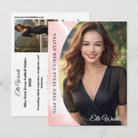 Marmor-Eis-Foto-Karten-Seite Autogramm-Postkarte