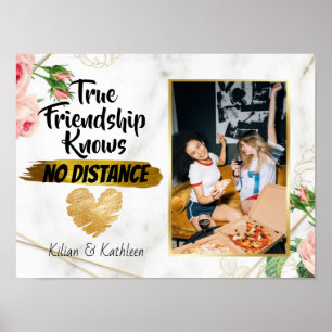 Marmor Elegante Distanz Abschied Freundschaft Poster